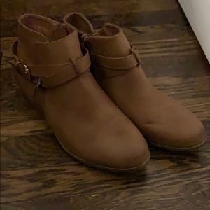 Brown ankle bootie